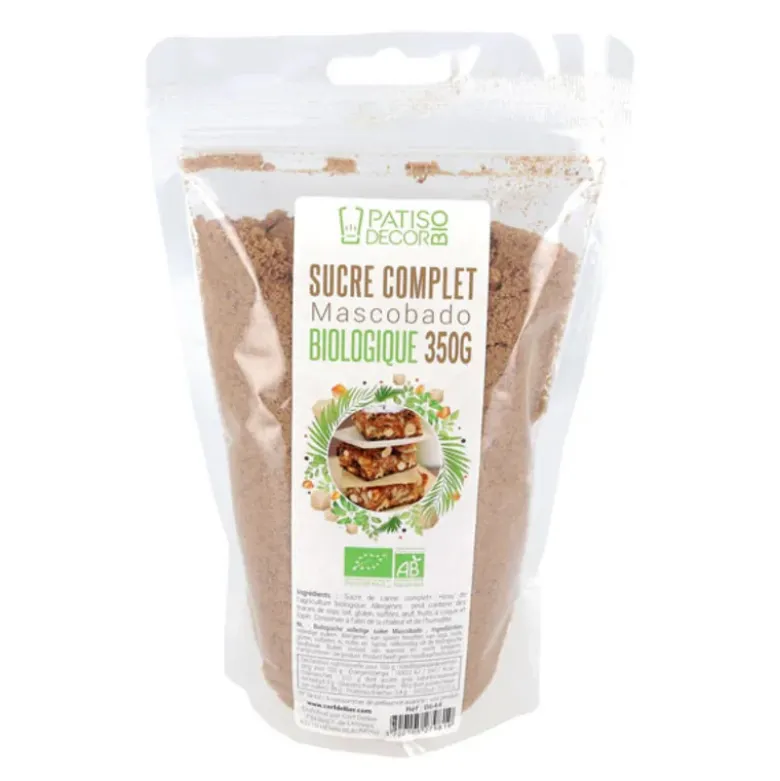 Sucre complet Mascobado Bio 350 g