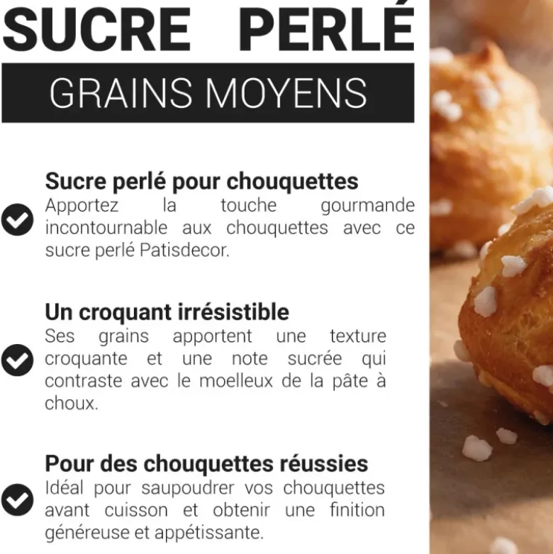 Sucre perlé chouquettes 300 g