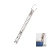 Thermomètre confiseur gaine inox +80 +200°C avec crochet