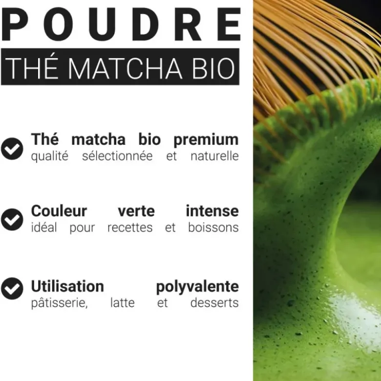 Thé matcha en poudre bio - 150 g