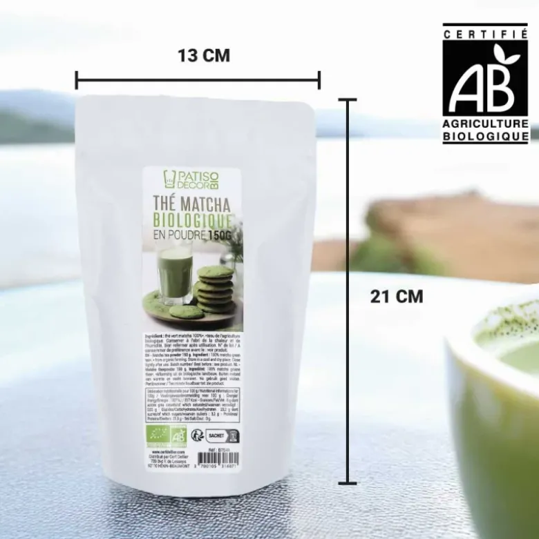 Thé matcha en poudre bio - 150 g