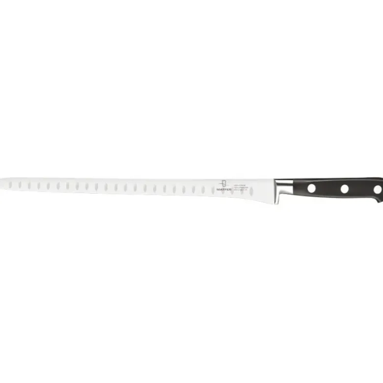 Tradition couteau jambon lame étroite forgé monobloc inox 30 cm