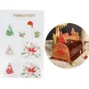 Transfert chocolat thème Noël classique